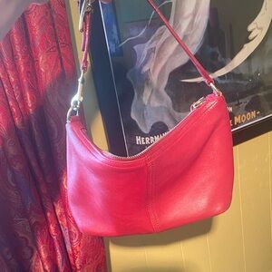 Red coach vintage bag